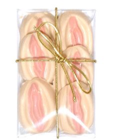 Bite Size Vagina Butterscotch Gift Box 6 Pieces