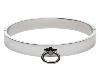 Chrome Slave Collar Small/Medium