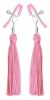 Tickle Me Pink Nipple Clamps Tassels