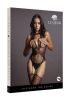 Contrast Suspender Bodystocking