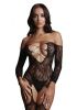 Criss Cross Neck Bodystocking