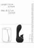 Irresistible Mythical Black Clitoral G-Spot Vibrator