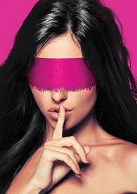 Mystère Lace Mask - Pink