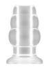 Sono No 51 Large Hollow Tunnel Butt Plug 5 Inches Translucent