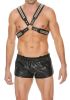 Men's Pyramid Stud Body Harness - Black