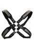 Men's Pyramid Stud Body Harness - Black