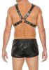 Men's Pyramid Stud Body Harness - Black