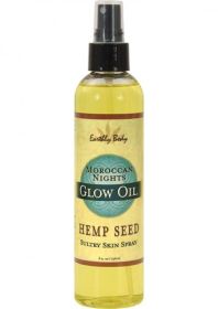 Earthly Body Glow Oil Moroccan Nights 8 Ounce Spray