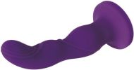 Love Harnessed Vibrating Dildo Purple