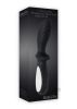 The Silicone Warming Prostate Massager Black Vibrator