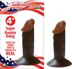 All American Mini Whopper 4 inches Dong Brown