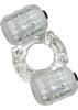 Hero Double Pleaser Teaser Cock Ring Waterproof Clear