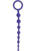 Booty Call X-10 Silicone Anal Beads Purple 8 Inch