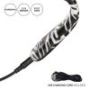 Hype Flexi Wand Black White Vibrator