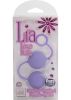 LIA LOVE BALLS WEIGHTED 8 INCH PURE SILICONE PURPLE