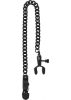Blackline Adjustable Open Wide Nipple Clamps Black