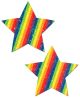 Pastease Rockstar Glittering Double Rainbow Star