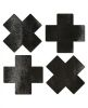 Pastease Petites Liquid Cross Black Pack Of 2 O/S