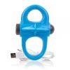 Screaming O Charged Yoga Vibrating Ring Blue