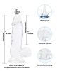 Crystal Addiction Dong 6 inches Clear