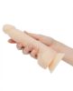 Naked Addiction 9 inches Thrusting Dong Beige