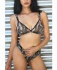Vibes Savage AF Bralette & Cheeky Panty Camouflage M/L