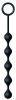 The Nines S Drops Silicone Anal Beads Black