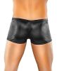 Male Power Satin Lycra Boxer Shorts Black Medium