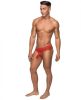Male Power Hose Mesh Thong Red L/XL