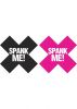 Spank Me X Pasties 2 Pairs 1 Black/1 Pink
