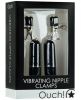 Ouch! Vibrating Nipple Clamps Black