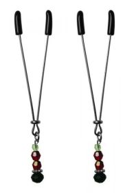 Sexperiments Ruby Black Nipple Clamps