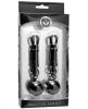 Black Bomber Nipple Clamps Ball Weights