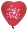 X-Rated Valentine Heart Balloons Red 8 Per Pack