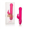 Jack Rabbit Silicone Beaded Rabbit Vibrator Pink