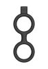 Electroshock E-Stimulation Cock And Ball Ring Black