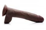 USA Cock 10 inches Ultra Real Dildo Suction Cup Brown