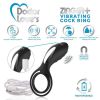 Doctor Love Zinger+ Vibrating Cock Ring Remote Black