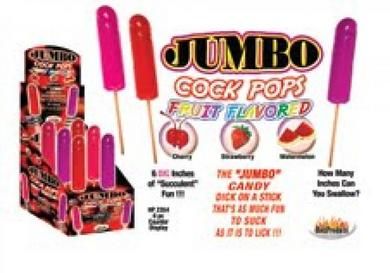 Jumbo Cock Fruit Pop Strawberry