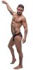 Airotic Mesh Butt Out Bikini Large Black