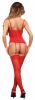 Luv Lace Bustier & G-String Red S/M