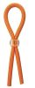 Clincher Adjustable Rubber Cock Ring - Orange