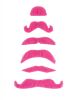 Mustache Party Kit Favors 6 Count Pink