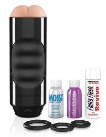 PDX Elite Mega Grip Anal Stroker Beige