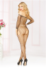 Off The Shoulder Bodystocking O/S Black
