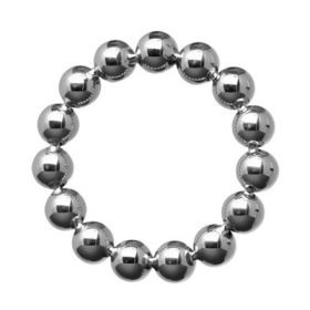 Meridian Stainless Steel Beaded Cock Ring (size: 1.75 Inch)