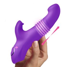 Blaster 7X Thrusting Silicone Vibrator (Option: Rabbit)