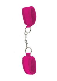 Ouch Velcro Cuffs for Hand and Ankles (Color: Pink)