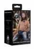 Ouch! Skulls & Bones Neck Chain And Leash Black
