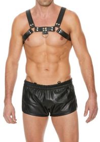 Chest Bulldog Harness - Black/black (size: L/Xl)